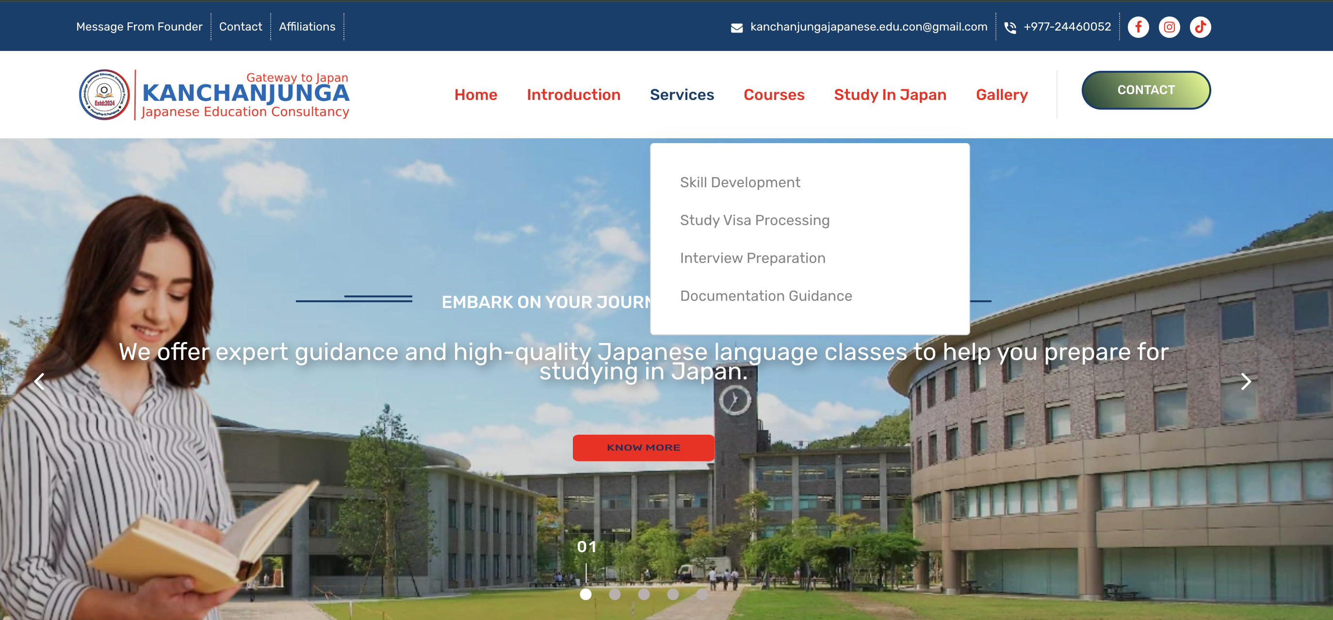 Kanchanjunga Consultancy - Corporate Website